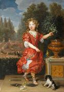 Pierre Mignard A young Mademoiselle de Blois oil on canvas